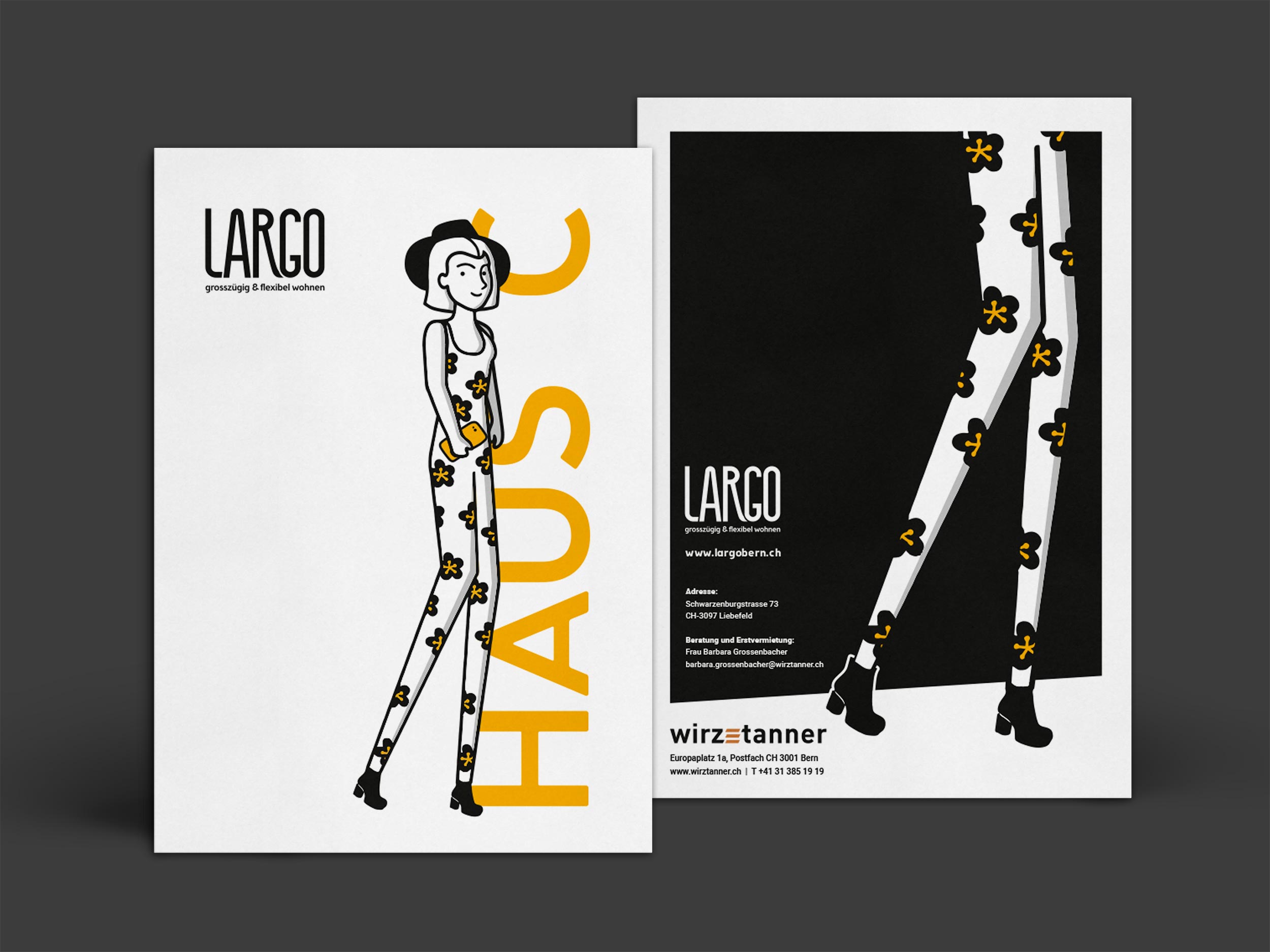 LARGO brochure cover by GPU Design